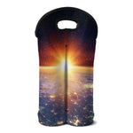 Sunrise Earth Print Double Neoprene Wine Tote