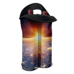 Sunrise Earth Print Double Neoprene Wine Tote