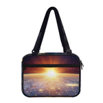 Sunrise Earth Print Double Strap Bible Bag