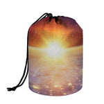 Sunrise Earth Print Drawstring Makeup Bag