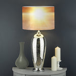 Sunrise Earth Print Drum Lamp Shade