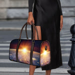 Sunrise Earth Print Duffle Bag