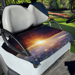 Sunrise Earth Print Golf Cart Seat Cover