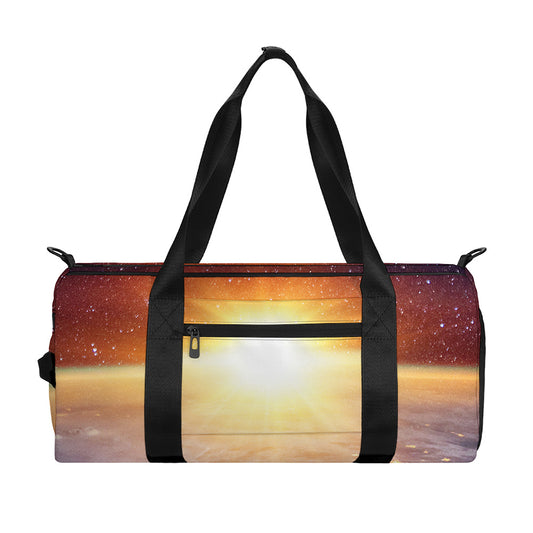 Sunrise Earth Print Gym Bag