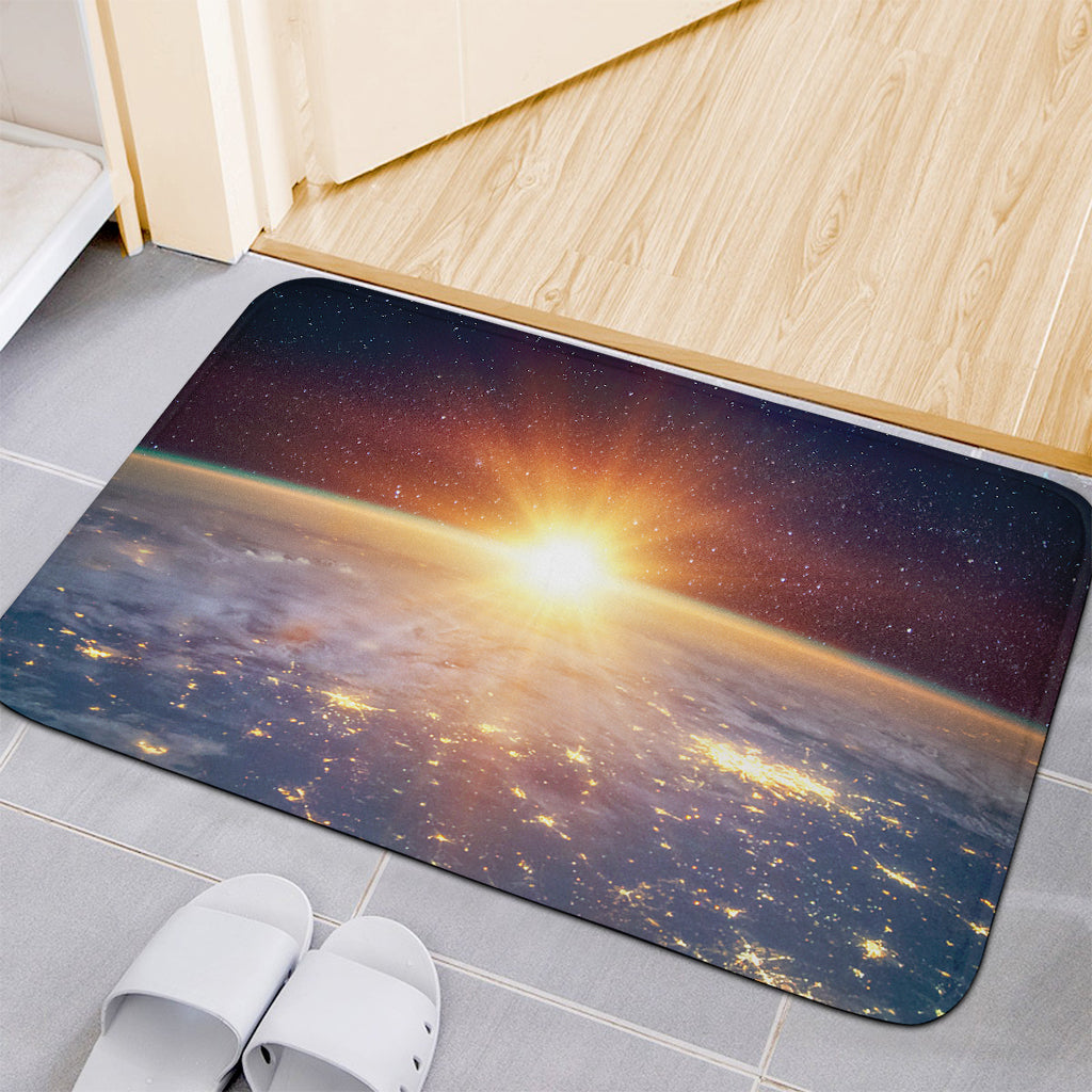 Sunrise Earth Print Indoor Door Mat