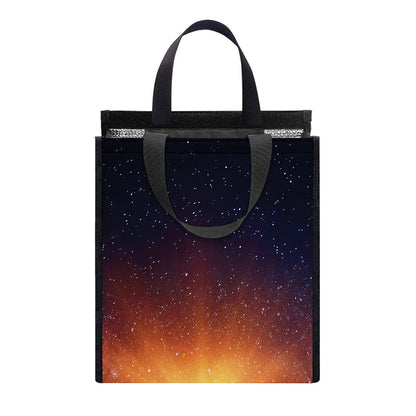 Sunrise Earth Print Insulated Lunch Tote