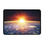 Sunrise Earth Print Kitchen Mat