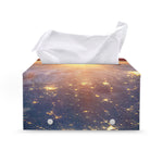 Sunrise Earth Print Leather Tissue Box Cover