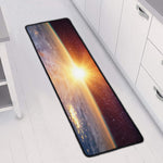 Sunrise Earth Print Long Kitchen Mat
