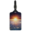 Sunrise Earth Print Luggage Tag