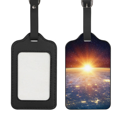 Sunrise Earth Print Luggage Tag