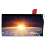 Sunrise Earth Print Mailbox Cover