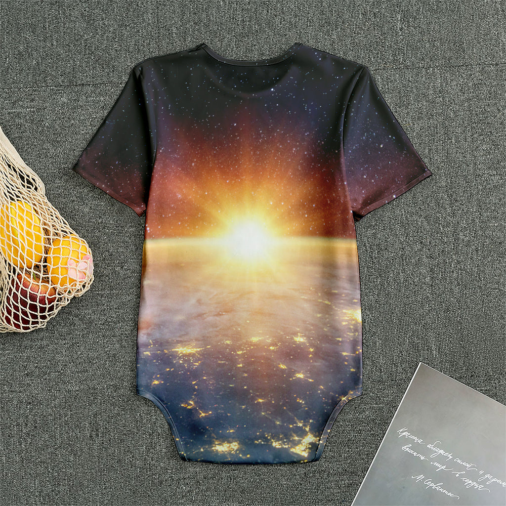 Sunrise Earth Print Men's Bodysuit