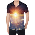 Sunrise Earth Print Men's Shirt