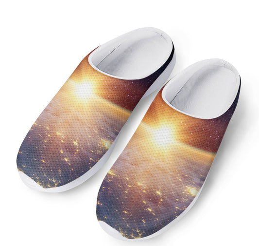 Sunrise Earth Print Mesh Casual Shoes