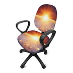 Sunrise Earth Print Office Chair Cover