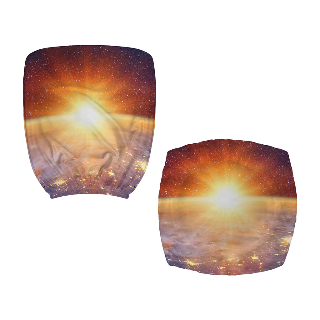 Sunrise Earth Print Office Chair Cover
