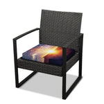 Sunrise Earth Print Outdoor Seat Cushion Cover