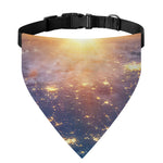 Sunrise Earth Print Over The Collar Dog Bandana