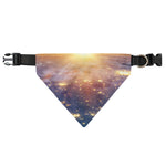 Sunrise Earth Print Over The Collar Dog Bandana