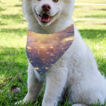 Sunrise Earth Print Over The Collar Dog Bandana
