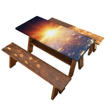 Sunrise Earth Print Picnic Table Cover