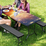 Sunrise Earth Print Picnic Table Cover