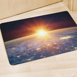 Sunrise Earth Print Polyester Doormat