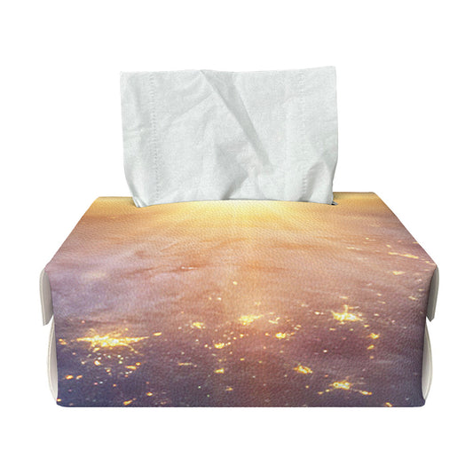Sunrise Earth Print Rectangle Tissue Box Cover