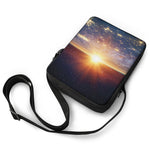 Sunrise Earth Print Rectangular Crossbody Bag
