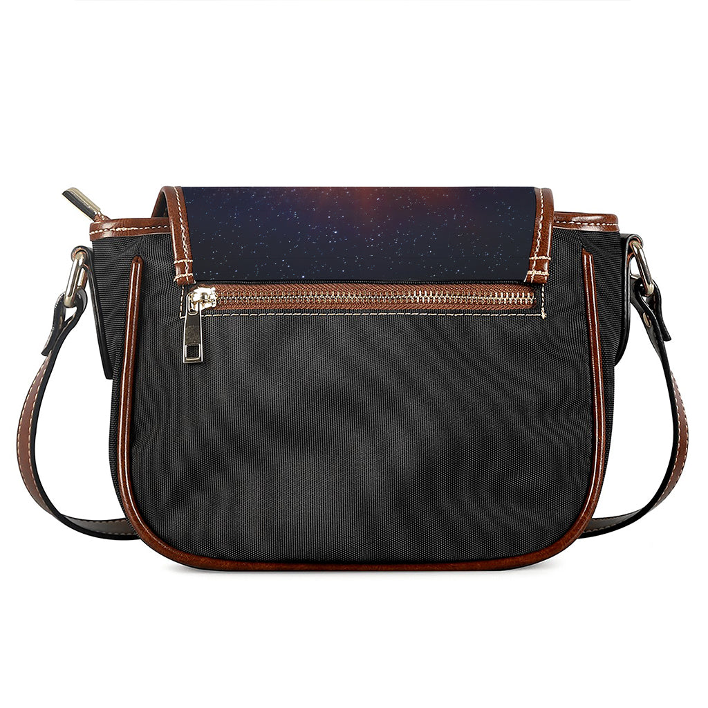 Sunrise Earth Print Saddle Bag
