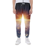 Sunrise Earth Print Scuba Joggers