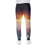 Sunrise Earth Print Scuba Joggers