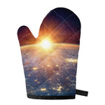 Sunrise Earth Print Single Oven Mitt