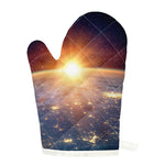Sunrise Earth Print Single Oven Mitt