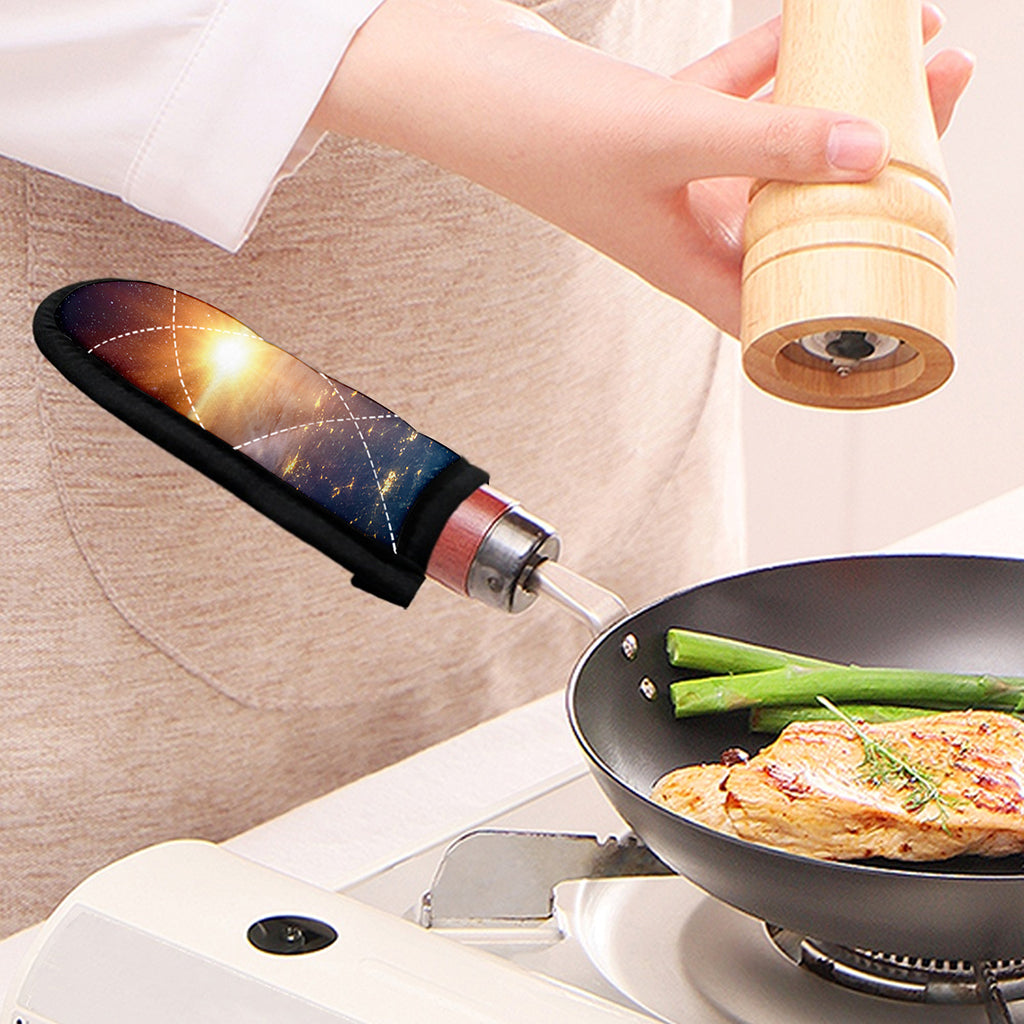 Sunrise Earth Print Skillet Handle Cover