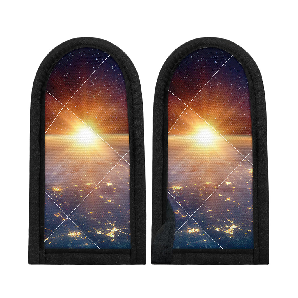 Sunrise Earth Print Skillet Handle Cover