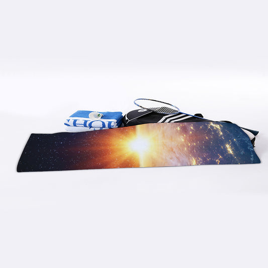 Sunrise Earth Print Sports Towel