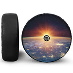 Sunrise Earth Print Tire Cover With Camera Hole