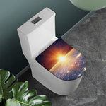 Sunrise Earth Print Toilet Lid Cover