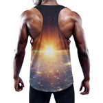 Sunrise Earth Print Training Tank Top