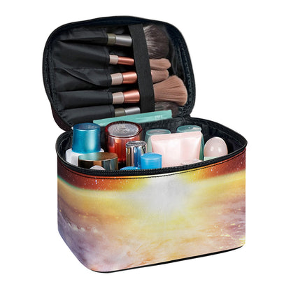 Sunrise Earth Print Travel Makeup Bag