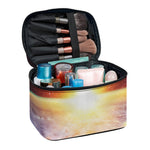 Sunrise Earth Print Travel Makeup Bag