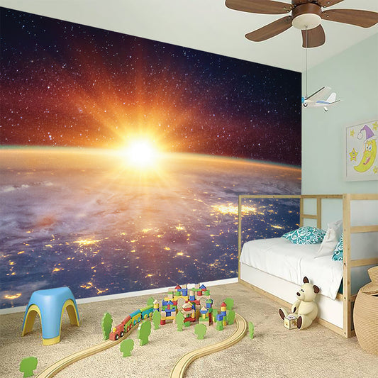 Sunrise Earth Print Wall Sticker