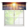 Sunrise Earth Print Window Valance