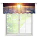 Sunrise Earth Print Window Valance