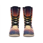 Sunrise Earth Print Winter Boots