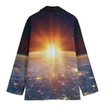 Sunrise Earth Print Women's Blazer