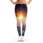 Sunrise Earth Print Women's Leggings