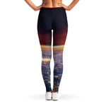 Sunrise Earth Print Women's Leggings